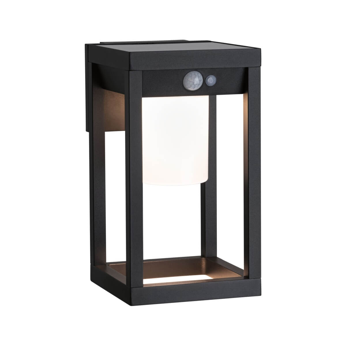 Paulmann Solar LED Außenleuchte Marisol mit Bewegungsmelder, IP44, Schwarz, Outdoor Wandleuchte Produktabbildung