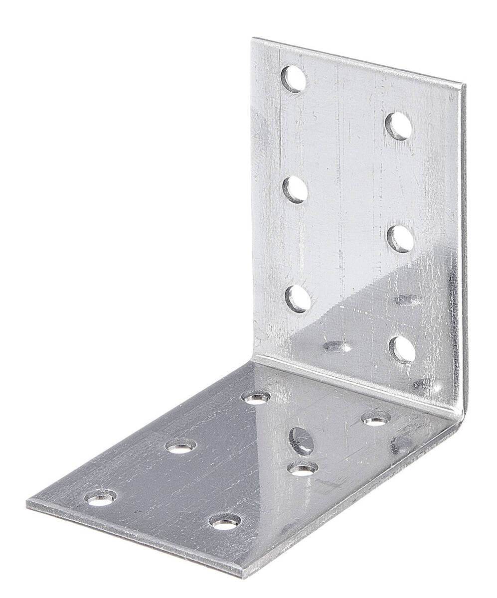 Alberts Lochplattenwinkel rostfreier Edelstahl 60x60x40mm 10xStück Holzverbinder Produktabbildung 1