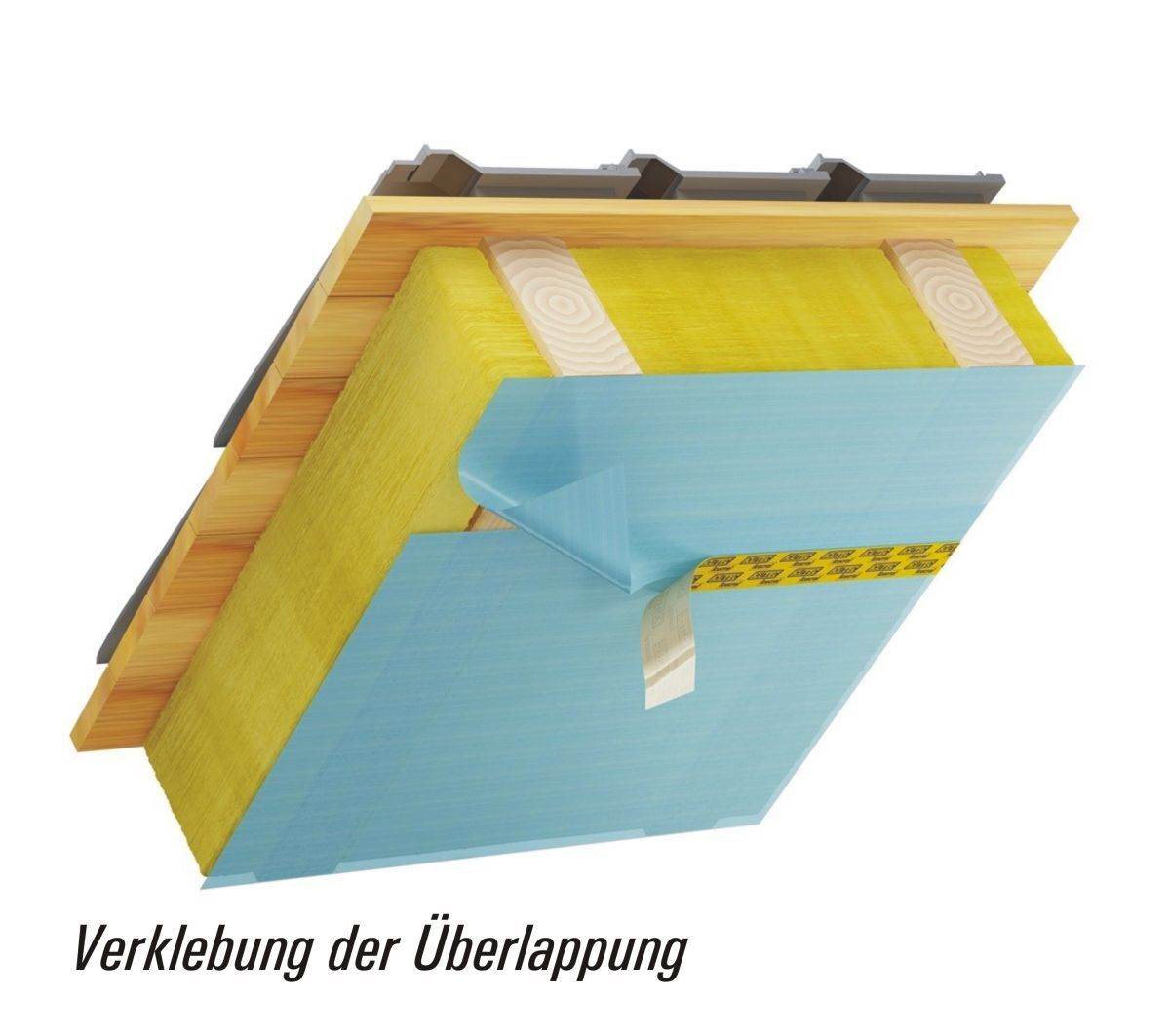 ICUTEC Dampfsperre Vorteilspaket, Dampfsperrfolie, Klebeband, Kleber, 100 m² Produktabbildung 7