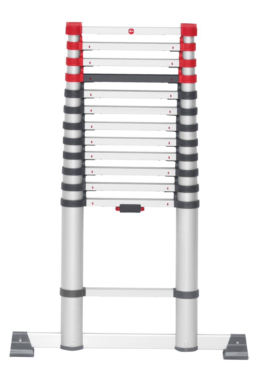 Hailo 2A-Ware T80 FlexLine Alu-Sicherheits-Teleskopleiter, 13 Sprossen, Haushaltsleiter Aluminium Produktabbildung 2