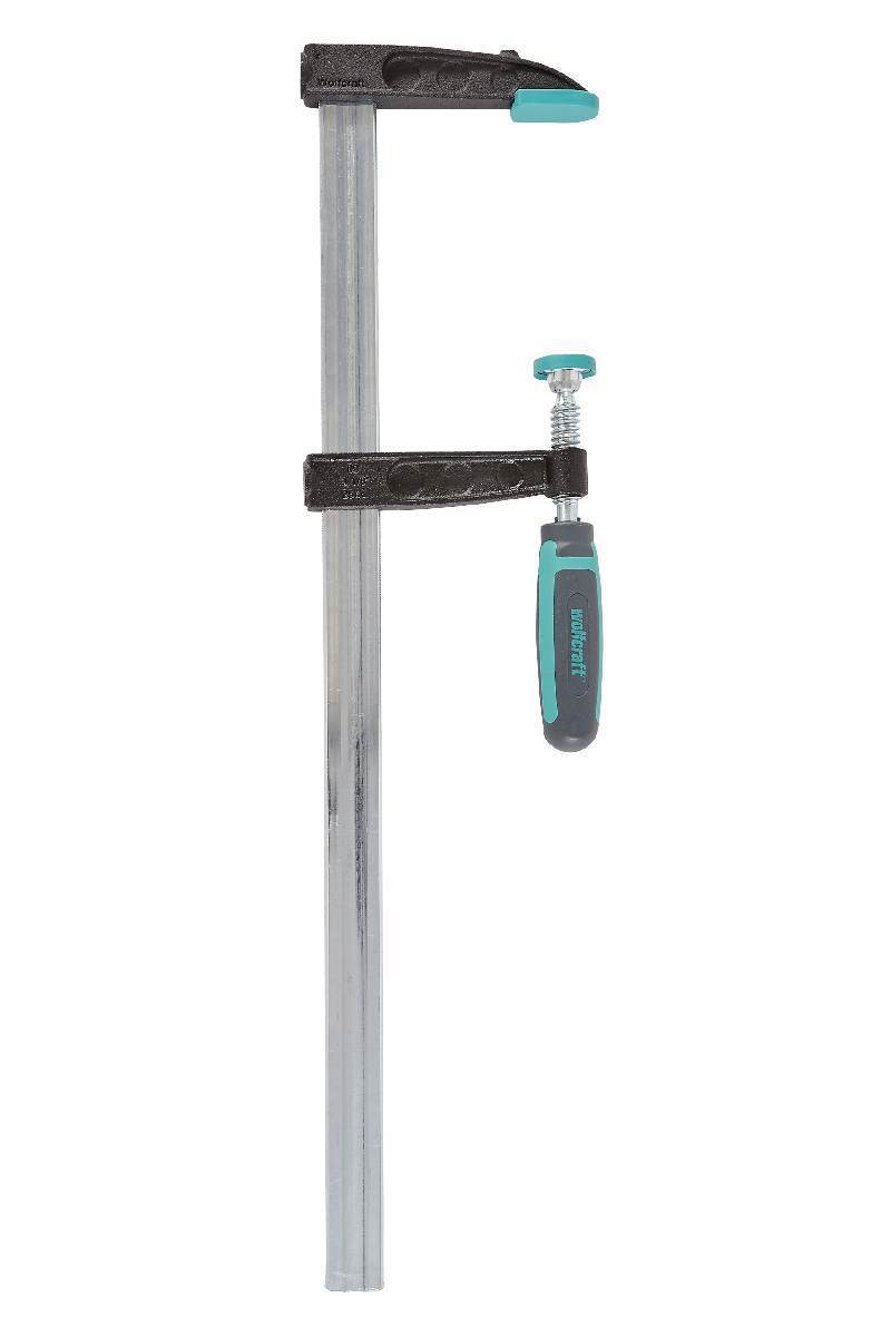 wolfcraft Schraubzwinge PRO, Hohlprofilschiene mit Spannkraft bis 240 Kg, in verschiedenen Maßen Produktabbildung 1