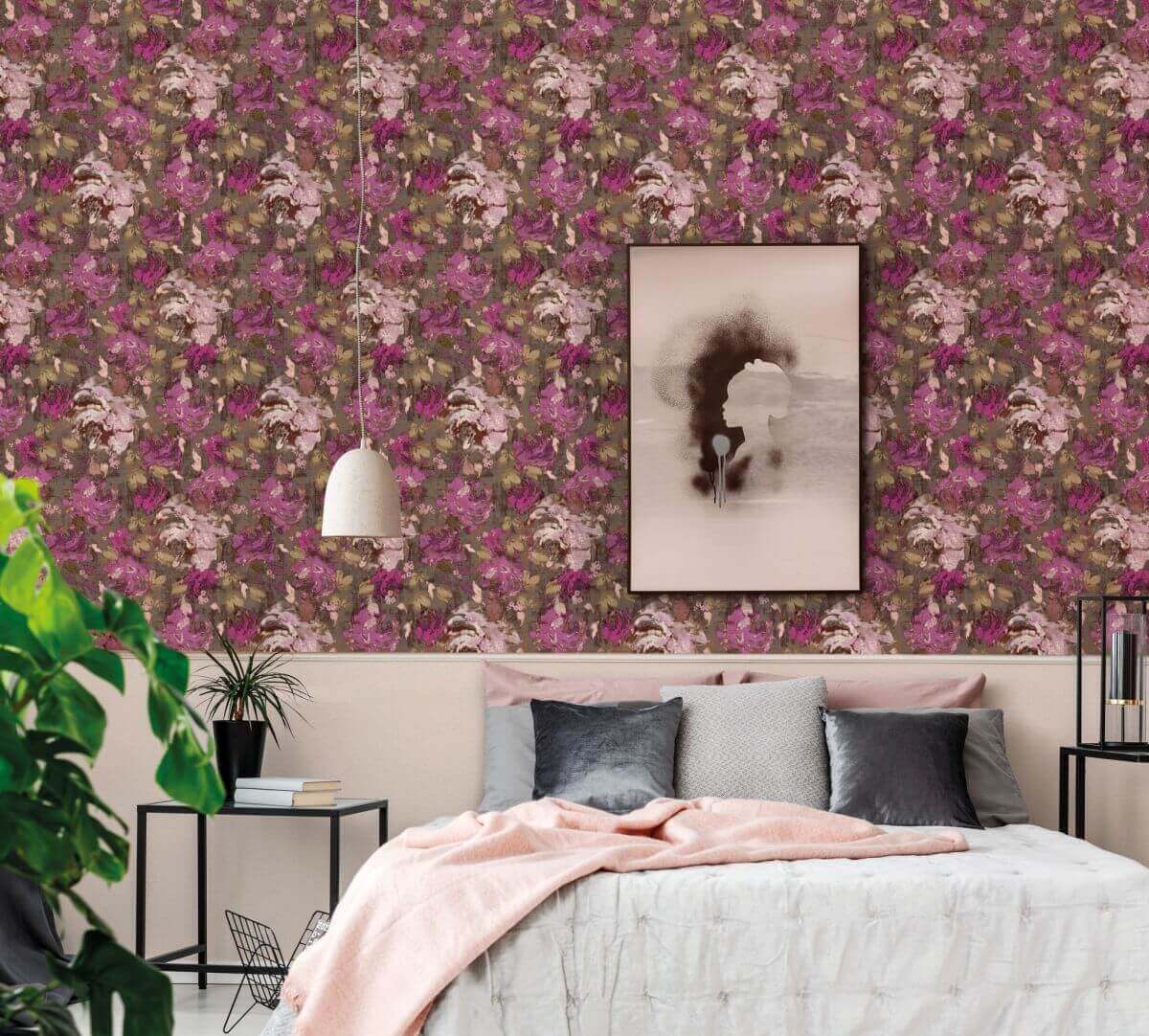 AS Creation Rosa Stoff Struktur Vliestapete Character 367766 Produktabbildung 2
