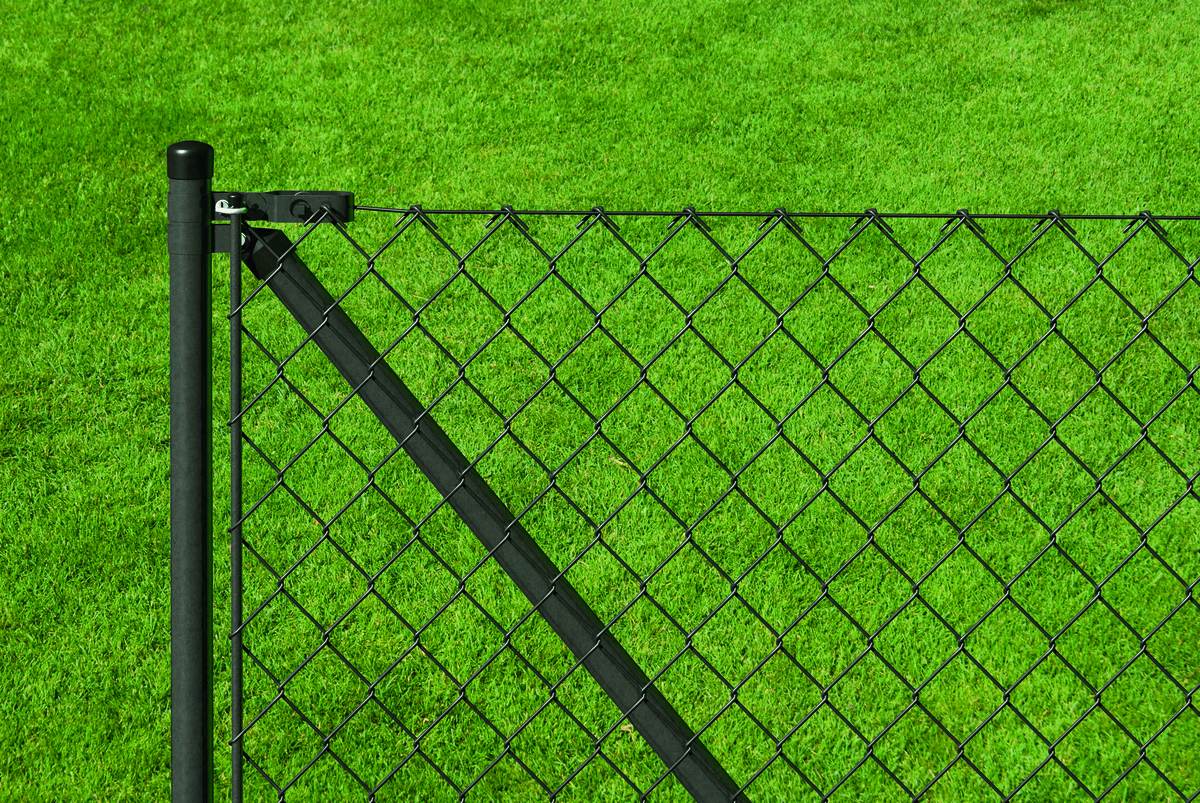 Alberts Zaunanschluss-Set für Wellengittertore Einbetonieren, Ø 60 mm, 0,80 m H, Anthrazit-metallic Produktabbildung 5