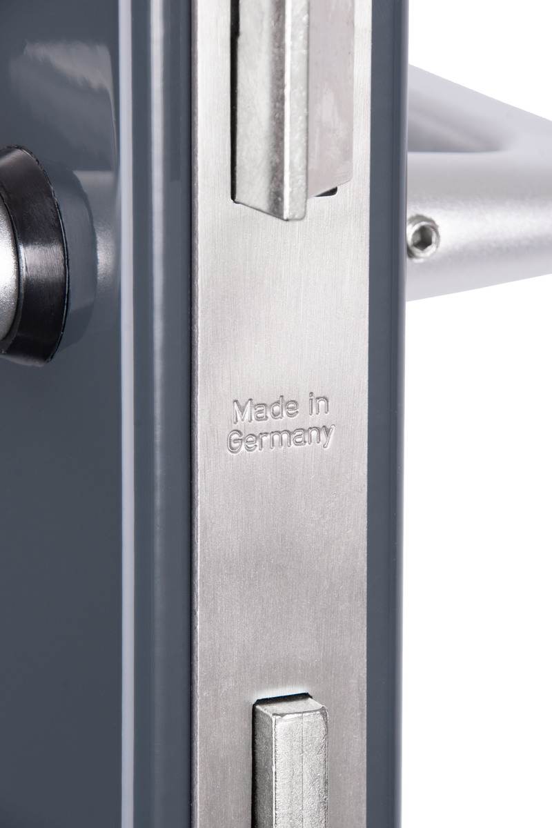 Alberts Einzeltor Flexo Plus für Doppelstabmatten, Anthrazit 10x10cm, Breite 250 cm, Zaunhöhe 180 cm Produktabbildung 7
