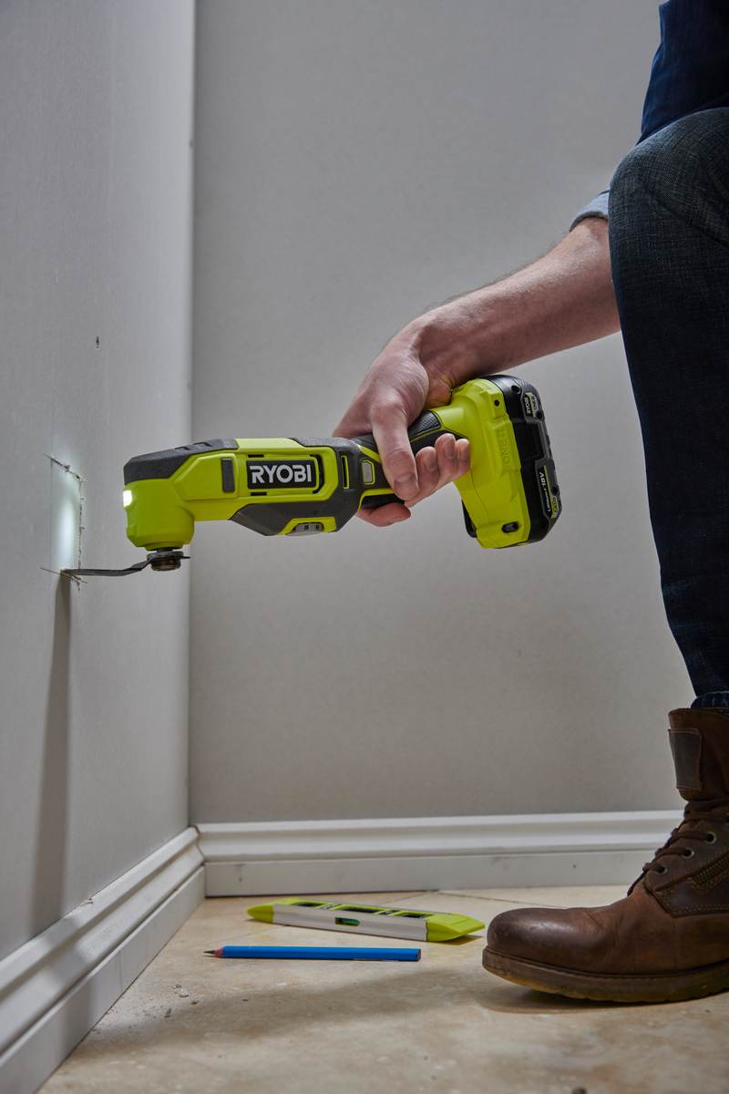 Ryobi Akku-Multitool ONE+ 18 V | Oszilationswinkel 3° | RMT18-0 | ohne Akku & Ladegerät Produktabbildung 4