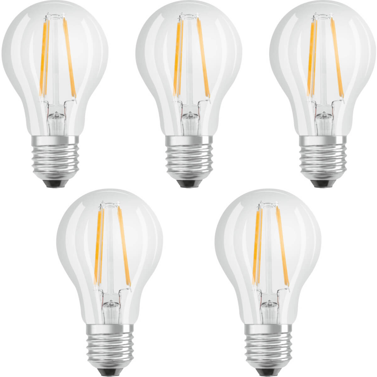 Osram 5er Pack LED Superstar Classic A 100, 12W = 100W, E27, 1521 lm, Neutralweiß (4000 K), Dimmbar Produktabbildung 1