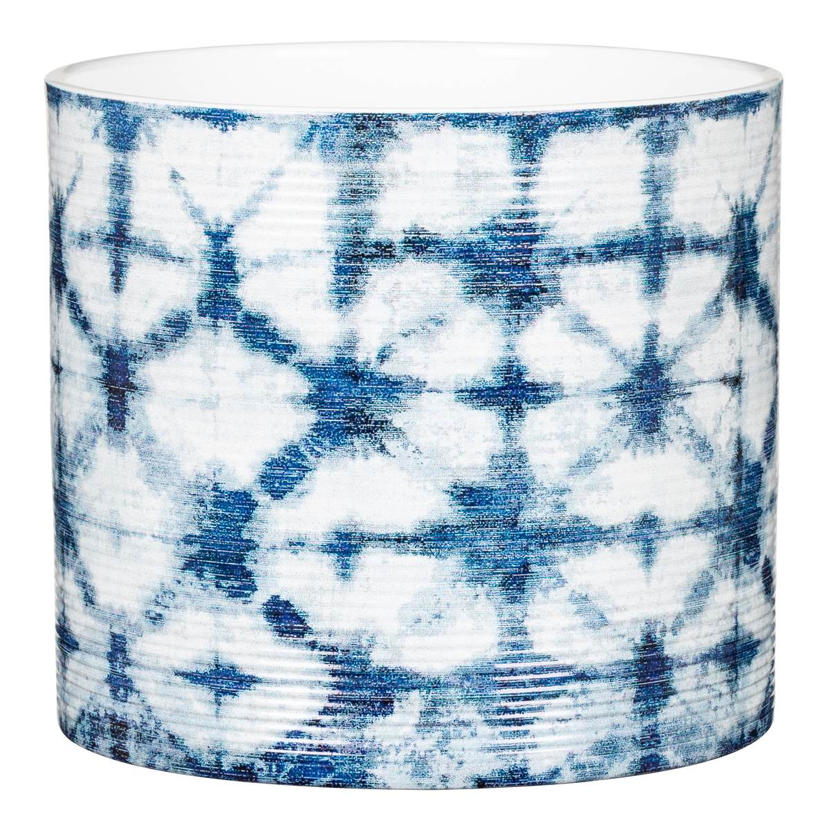 Scheurich runder Blumentopf 828 aus Keramik, Blue Batik, 16 x 15 cm Produktabbildung