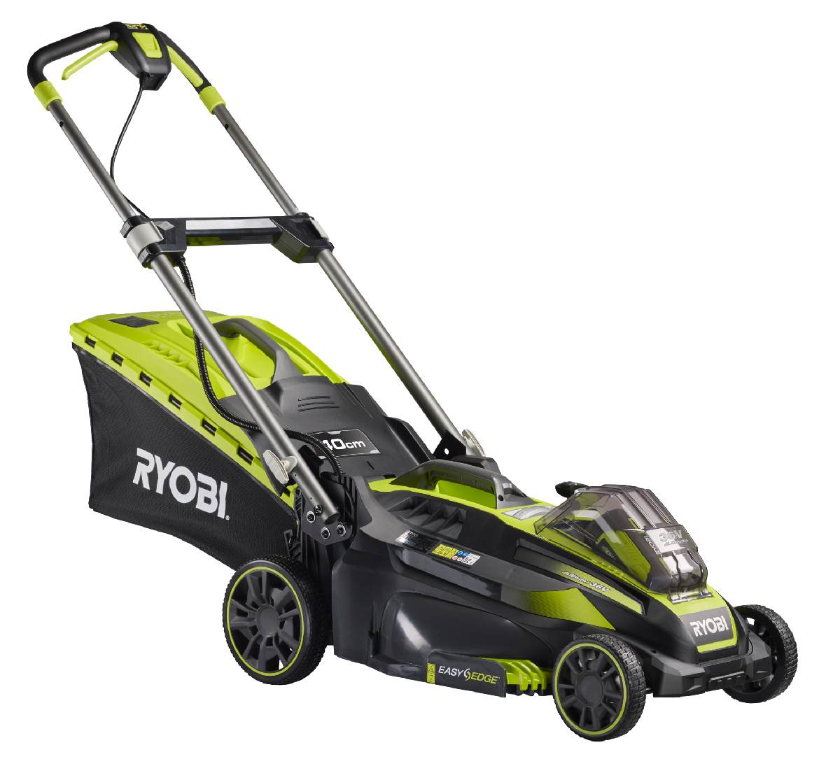 B-Ware Ryobi Akku-Rasenmäher MAX POWER 36 V, Rasenmäher für Mulch geeignet inkl Akku & Ladegerät Produktabbildung