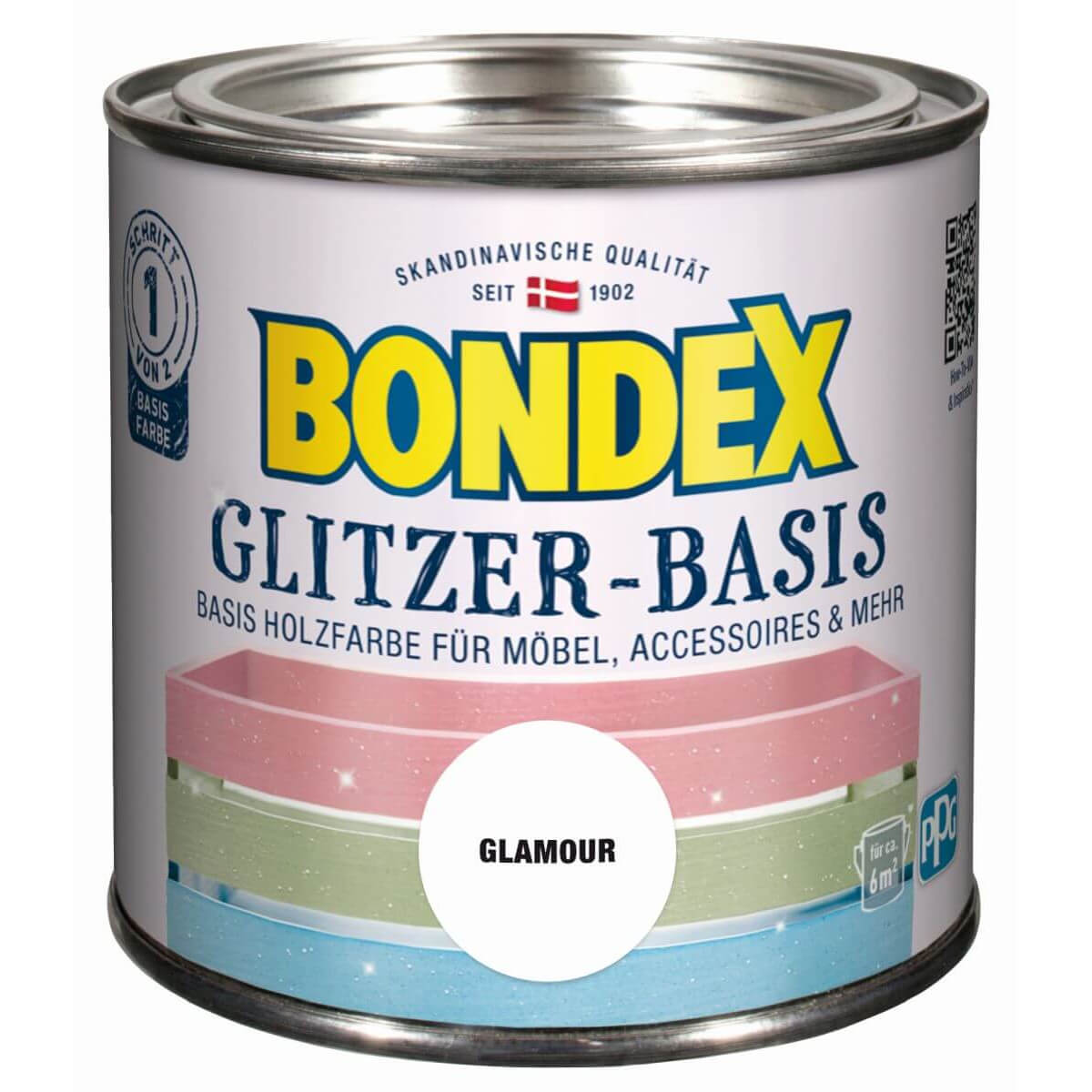 Bondex Glitzer-Basis, 0,5 l, Morgentau Produktabbildung 7