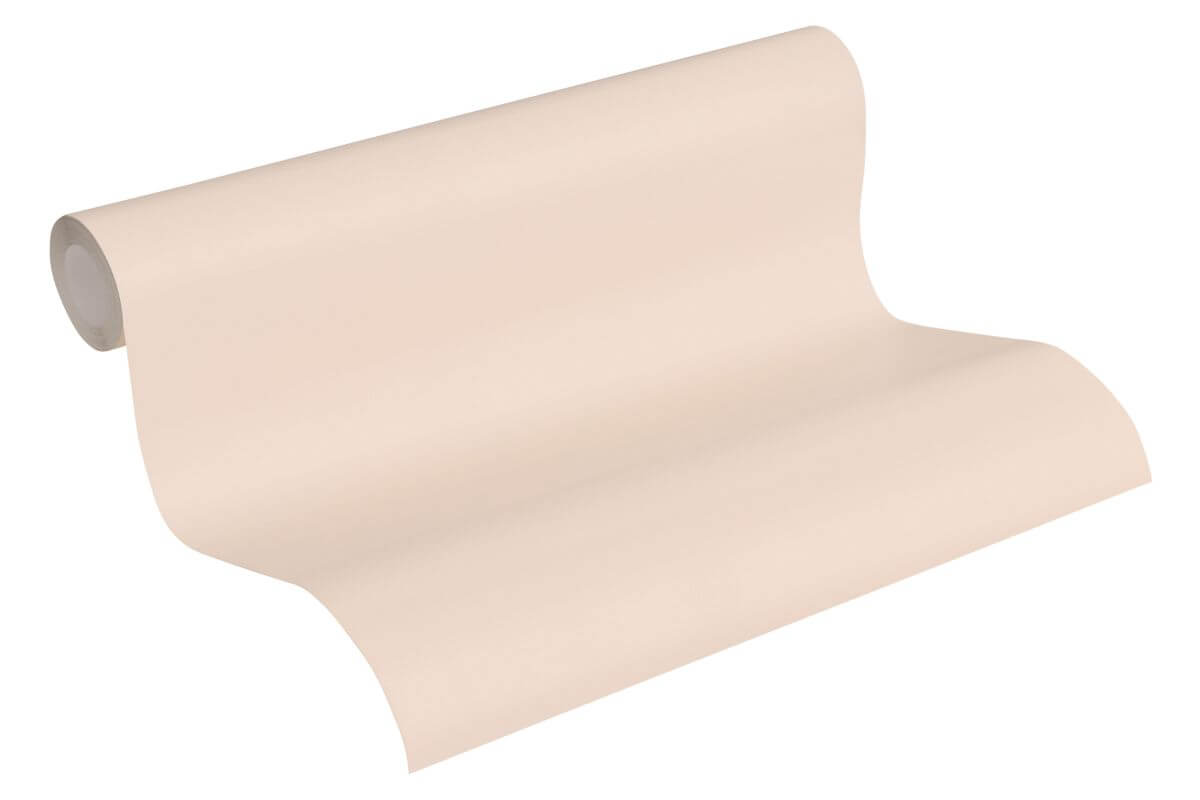 AS Creation Tapete | Einfarbig Beige Braun Metallic | Trendwall