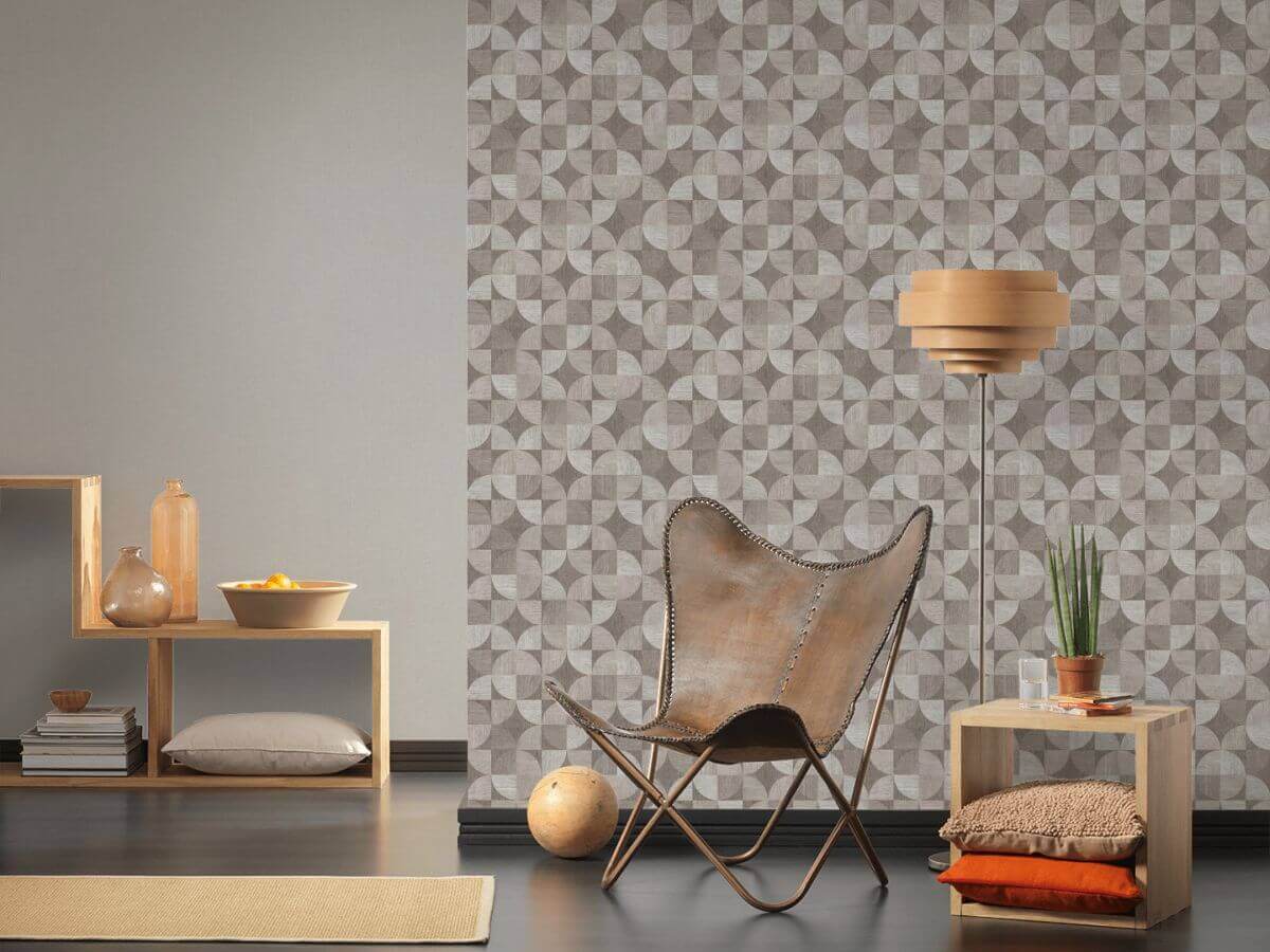 Livingwalls Grau Unifarben Strukturen Vliestapete Metropolitan Stories 369255 Produktabbildung 4