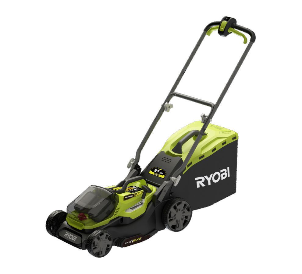 RYOBI RY18LMH37A-225, 18 V Hybrid-Akku-Rasenmäher mit 2 Akkus und Ladegerät, 37 cm Schnittbreite Produktabbildung 3