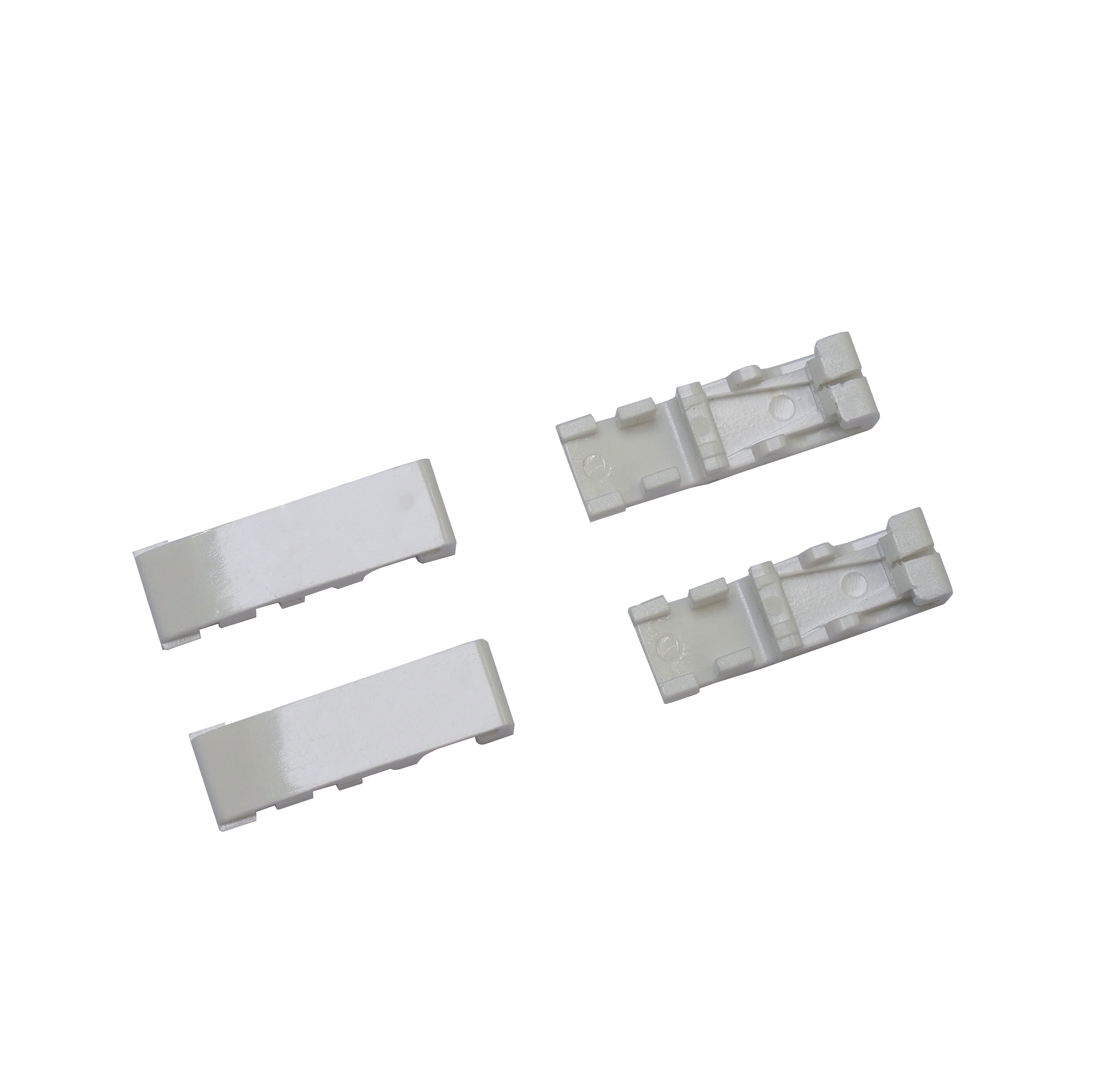 Gardinia Spannschuhoberteil für Plissee Concept Träger weiß 4 Stück Produktabbildung