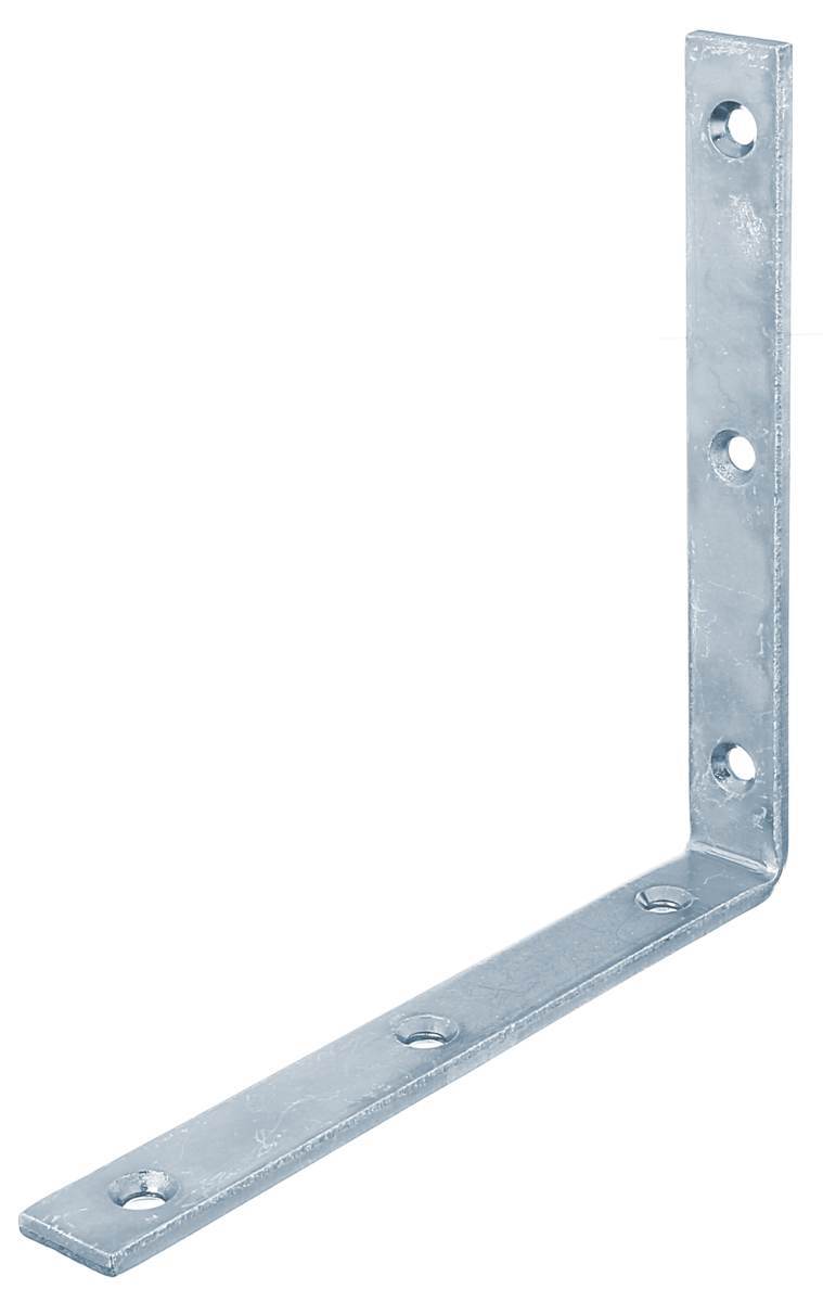 Alberts Balkenwinkel aus Stahl verzinkt, gleichschenklig | Holzverbinder, 1 Stück, 160 x 160 x 20 mm Produktabbildung