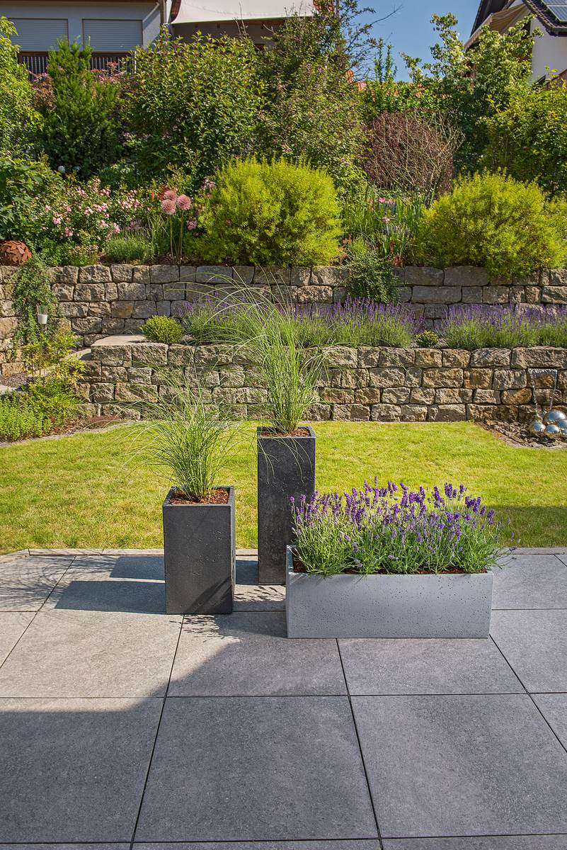 Scheurich Blumentopf Hochgefäss C-Cube High für Aussen, Blumensäule, Stony Grey, Höhe 48 cm Produktabbildung 11