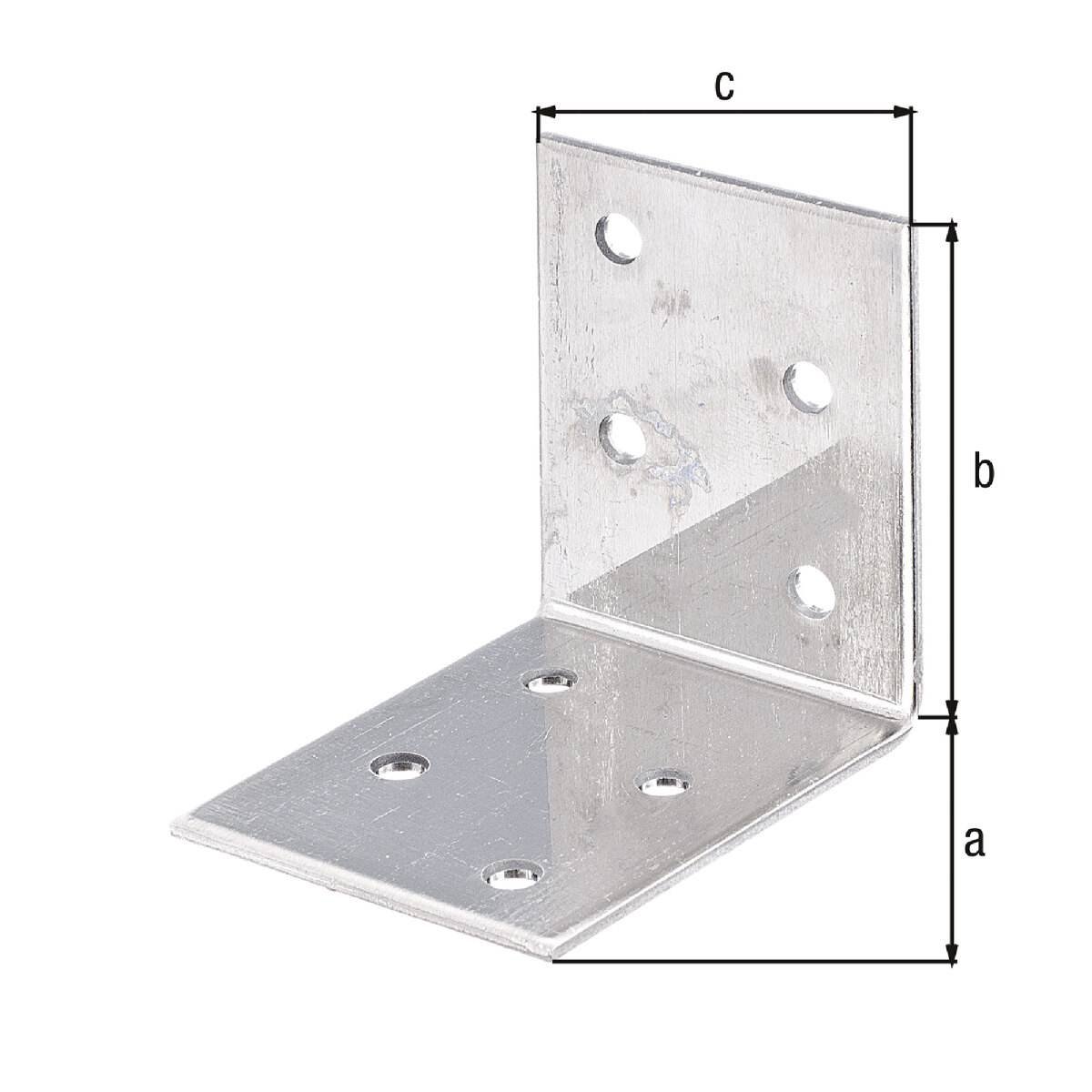 Alberts Winkelverbinder, Edelstahl, rostfreier Holzverbinder, 50 x 50 x 40 mm (50 Stück) Produktabbildung 2