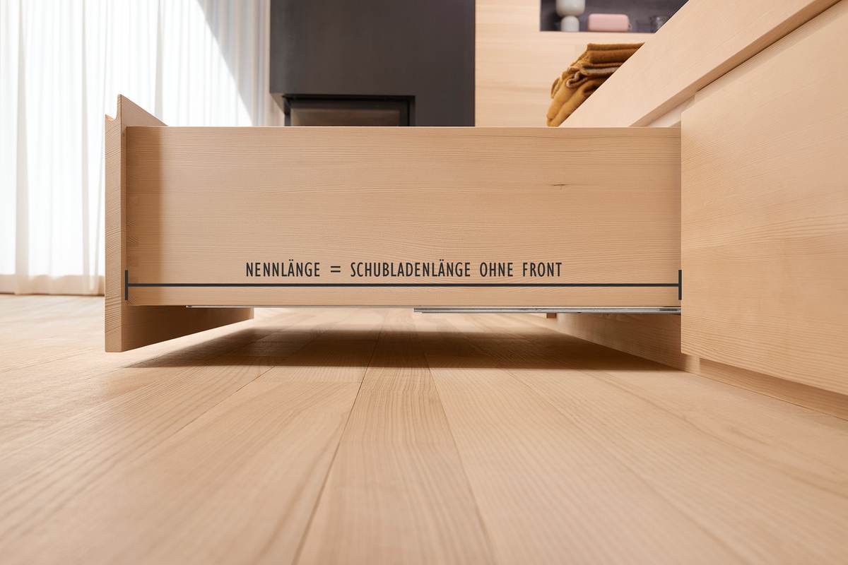 siwitec Blum MOVENTO Führungssystem mit BLUMOTION Produktabbildung 8
