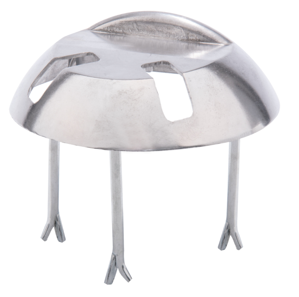 Alberts Auflaufstütze Ø 205 mm, gelocht, Alu, H: 65 mm, zum Einbetonieren Produktabbildung 1