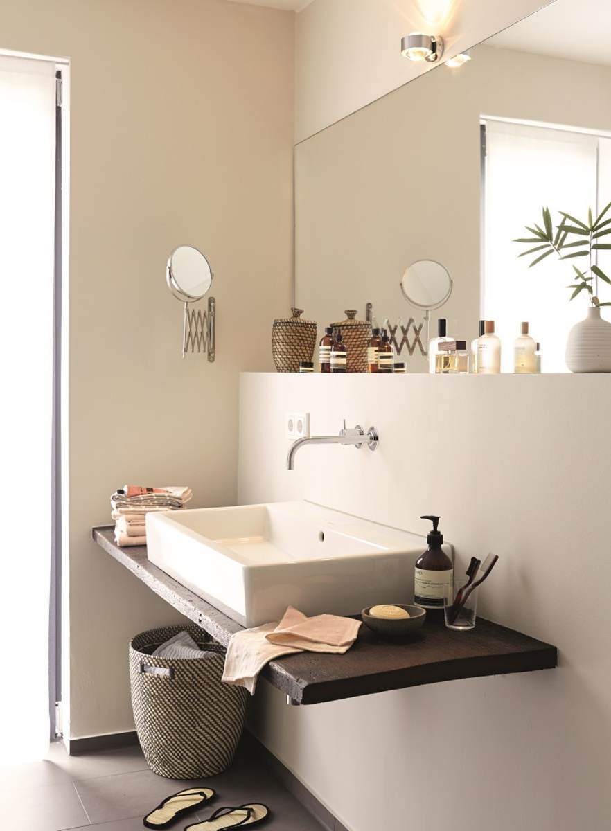 Alpina Feine Farben, Edelmatte Wandfarbe für Innen, 2,5 l, Elegante Gelassenheit-Hellbeige Produktabbildung 2