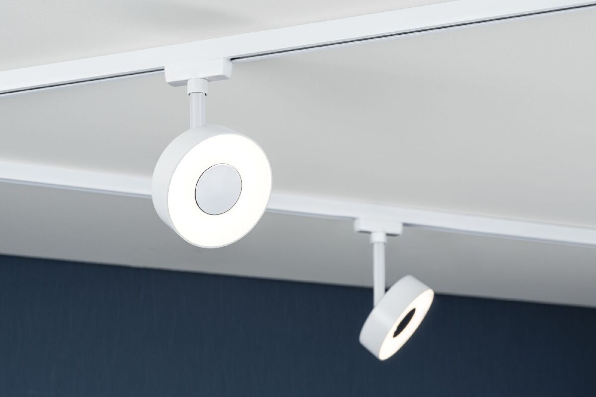 Paulmann URail LED Spot Circle, Schienensystem inkl Leuchtmittel, Warmweiß, Deckenlampe, Signalweiß Bild 6 Paulmann URail LED Spot Circle, Schienensystem inkl Leuchtmittel, Warmweiß, Deckenlampe, Signalweiß Produktabbildung 6