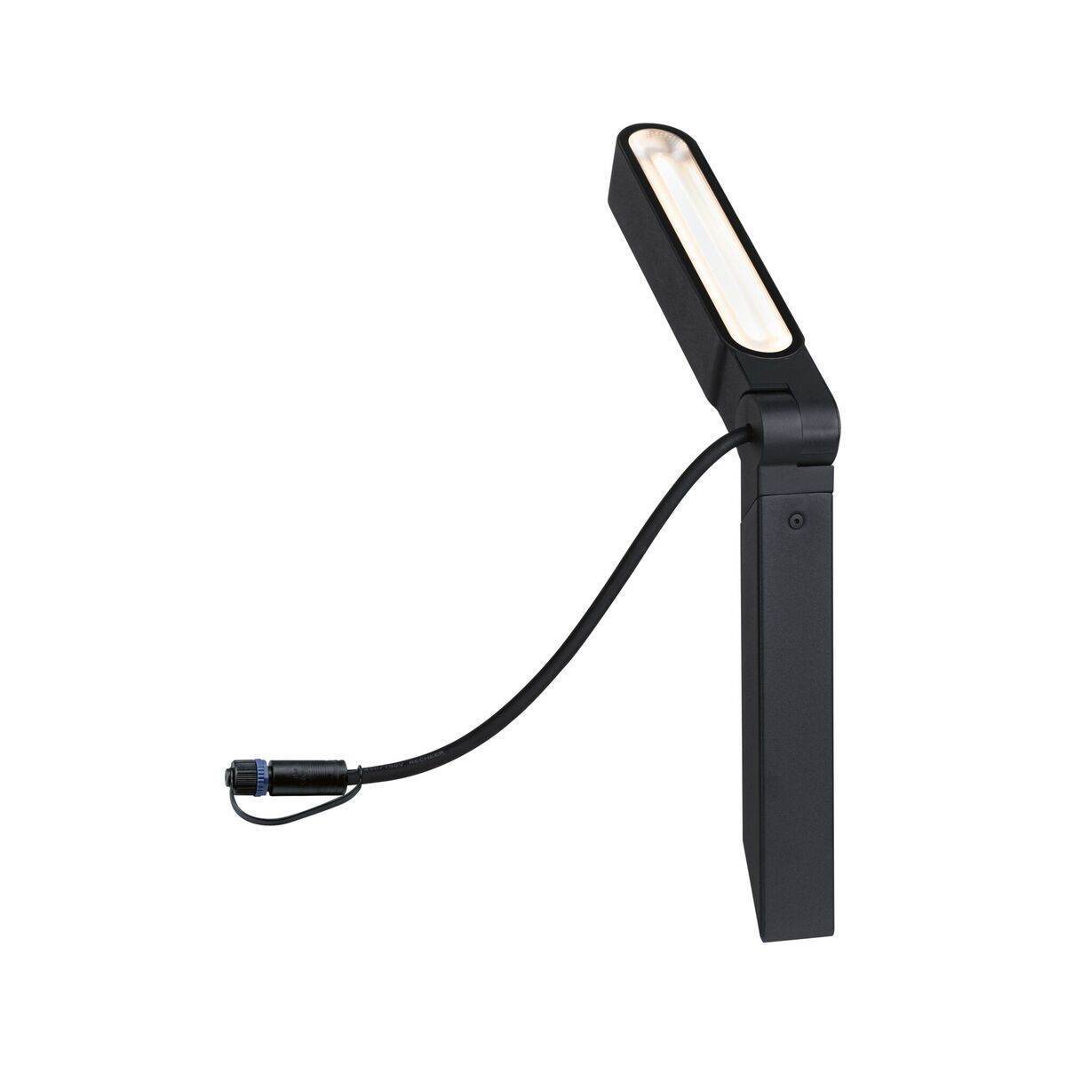 Paulmann Plug & Shine Basisset LED Spot Ito, 24 V, IP65, Anthrazit, 3000 K Warmweiß, Dimmbar Produktabbildung 2