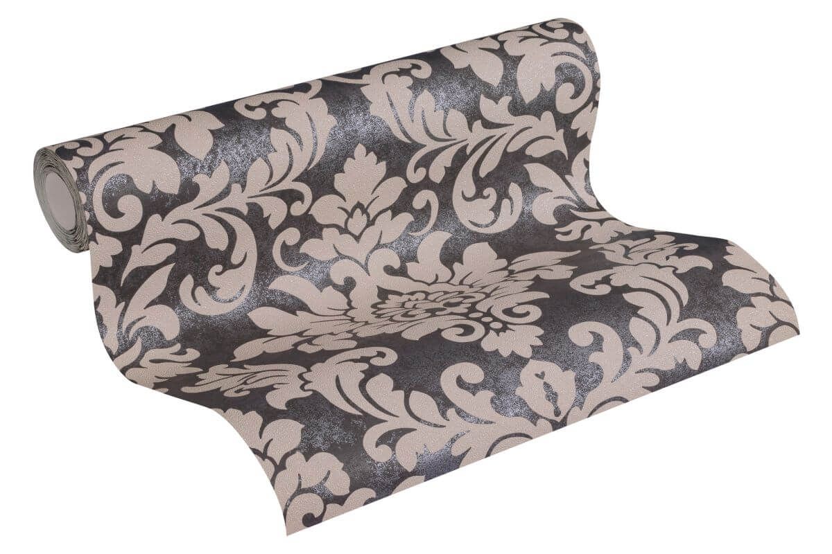 AS Creation Tapete | Barocktapete Beige Metallic Schwarz | Trendwall Produktabbildung 3