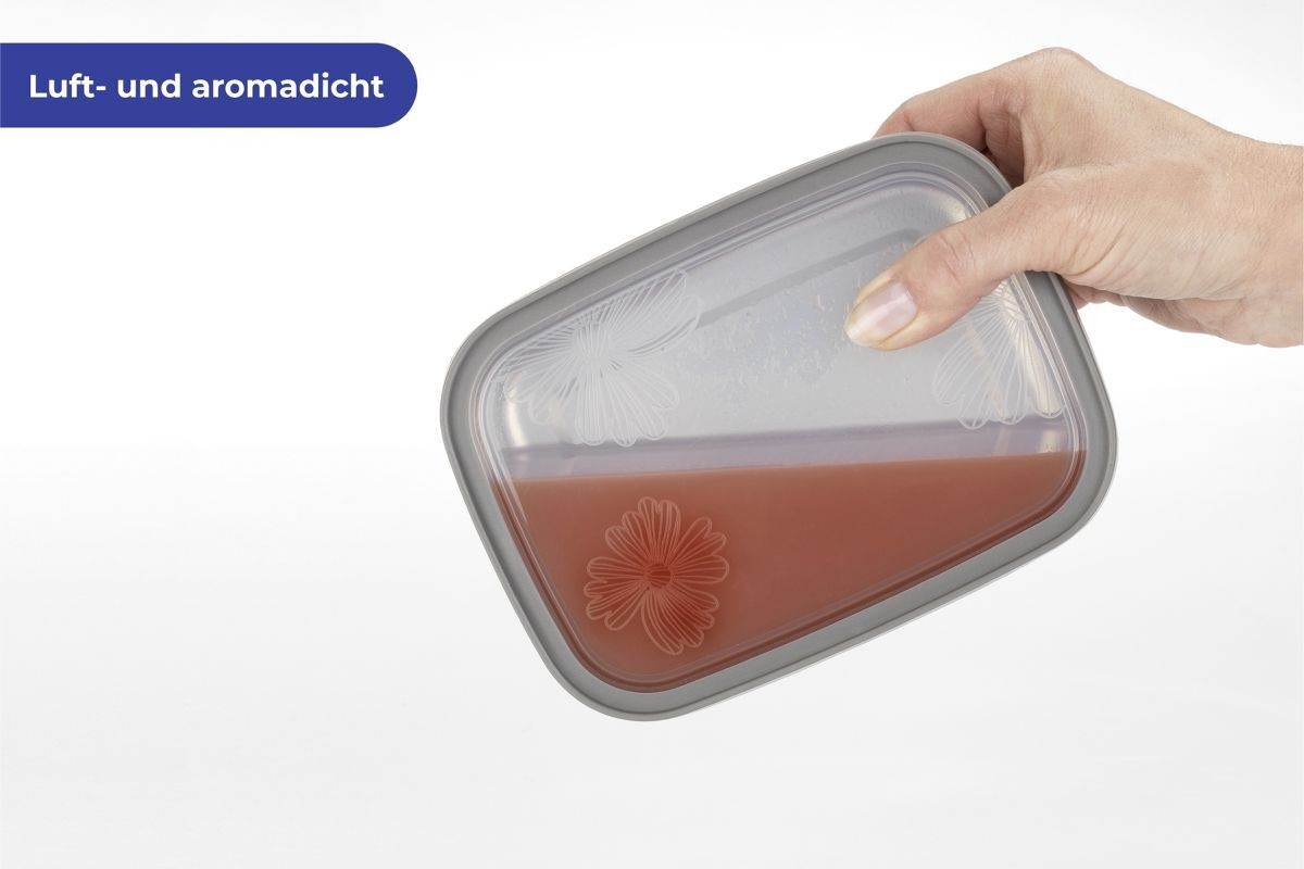 Maximex Lunchboxen Edelstahl, 6-teilig, Brotdosen, Auslaufsichere Frischhaltedosen Produktabbildung 5