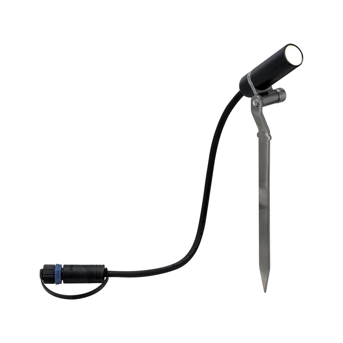 Paulmann Plug & Shine Basisset Erdspieß Plantini, IP65, 3x2,5W, 24V, Anthrazit, Warmweiß (3000 K) Produktabbildung 5