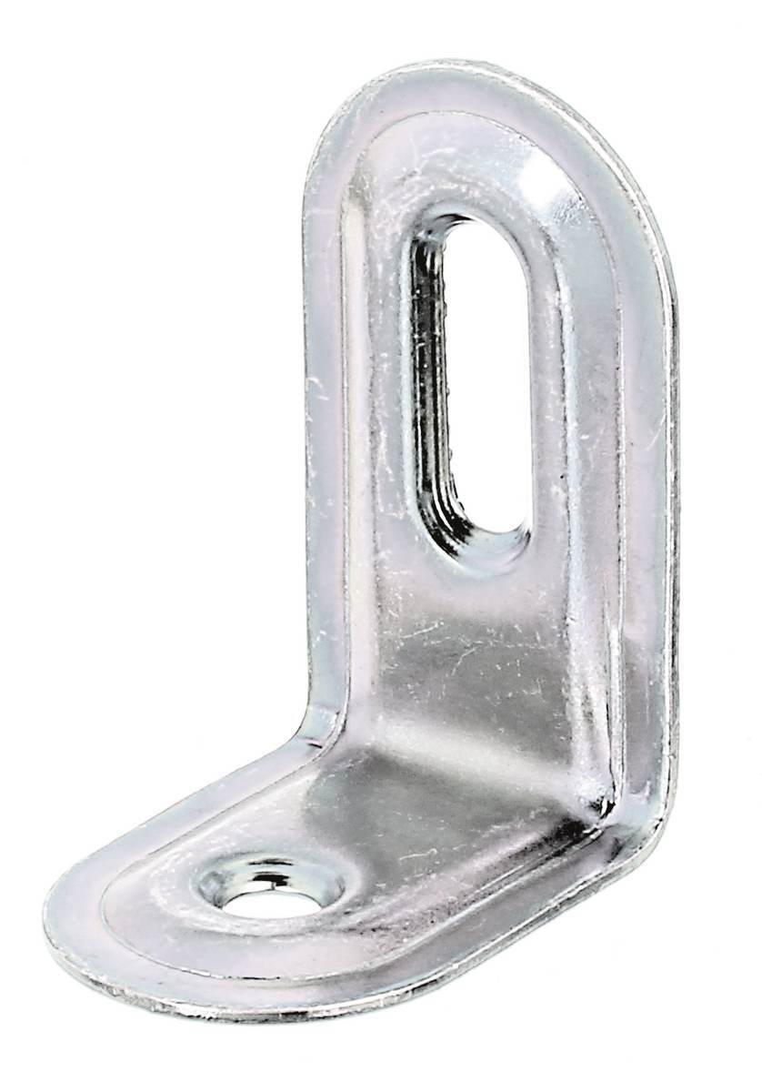 Alberts Verstellwinkel geprägt zum Aufschrauben, 28 x 40 x 22 mm, Stahl galvanisch verzinkt, 1 Stk Produktabbildung