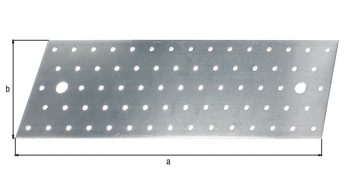 Lochplatte,verzinkt,300x100x2CF Produktabbildung 2