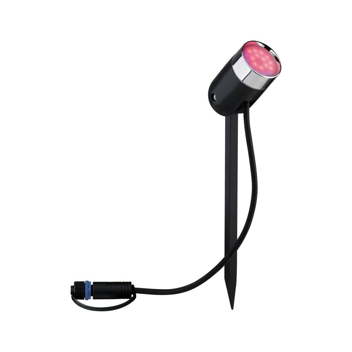 Paulmann Plug & Shine Bundle, Smart Home Smik Gateway + Led Gartenstrahler Pike, Basisset, RGBW+ Produktabbildung 4