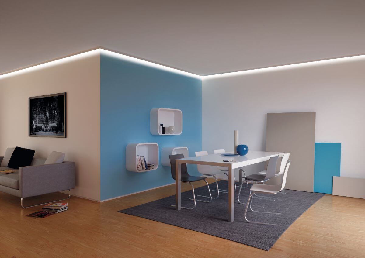 Paulmann Corner Profil Grau, Kunststoff, für LED Stripes in 100cm oder 200cm Produktabbildung 3