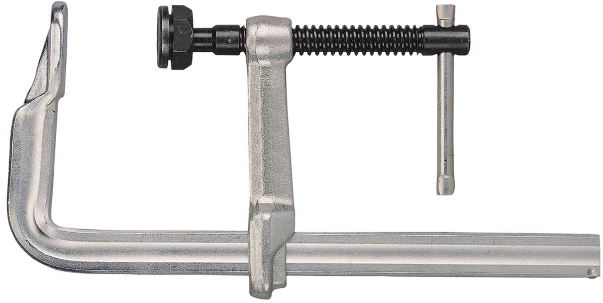 Format Ganzstahl-Schlosserzwinge mit Knebelgriff, Profilstahl, Universal-Spannwerkzeug, bis 12000 N Produktabbildung 1