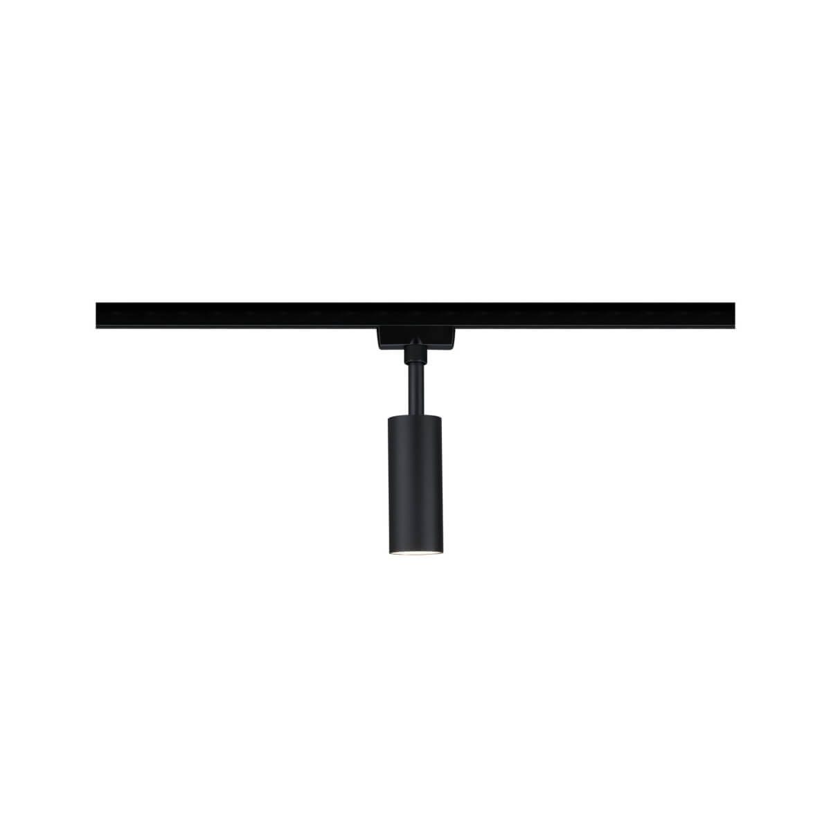 Paulmann URail LED Spot Tubo, 5W, 520 lm, Warmweiß 3000 K, 230V Schienensystem, Schwarz matt Produktabbildung 6