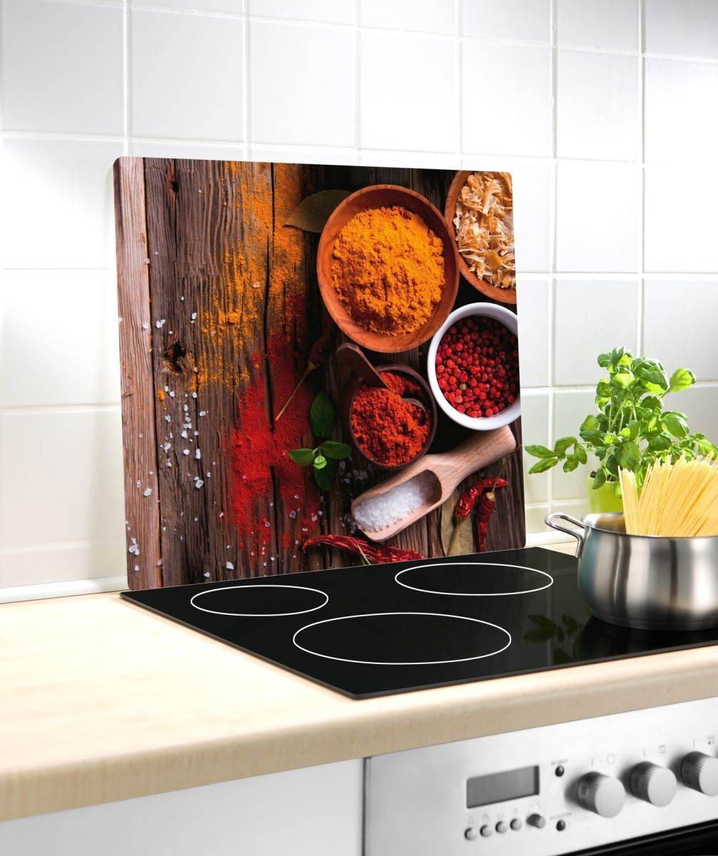 WENKO Motivplatte, Abdeckplatte Glaskeramik Kochfelder, Schneidbrett, Küchen Wandblende, Motivwahl Produktabbildung 8