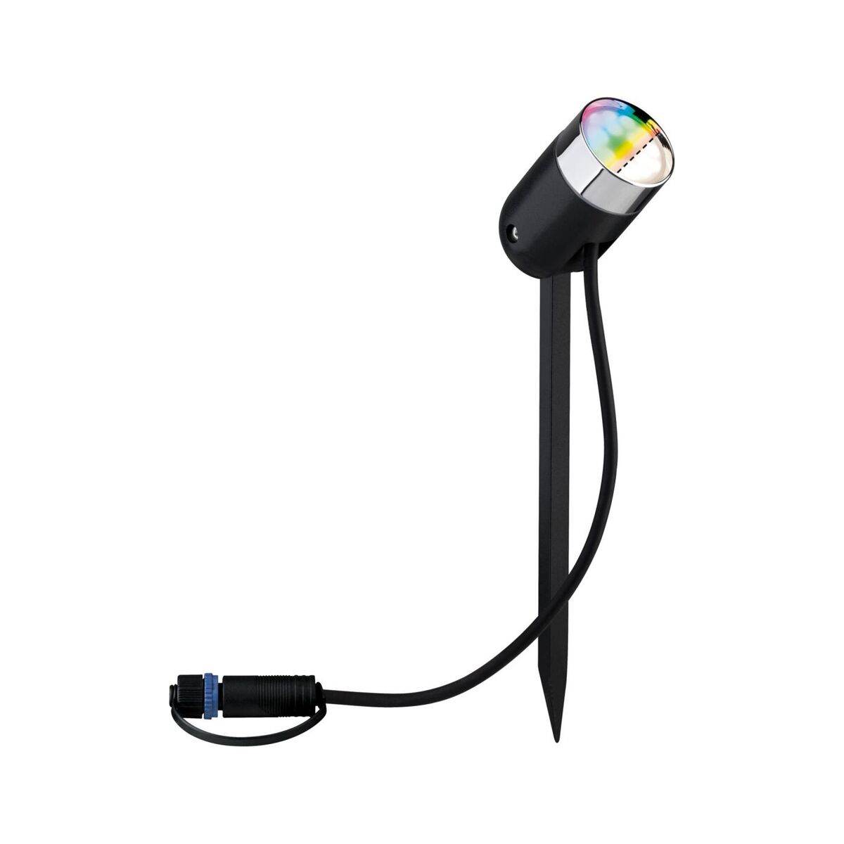 Paulmann Plug & Shine Bundle, Smart Home Smik Gateway + Led Gartenstrahler Pike, Basisset, RGBW+ Produktabbildung 3