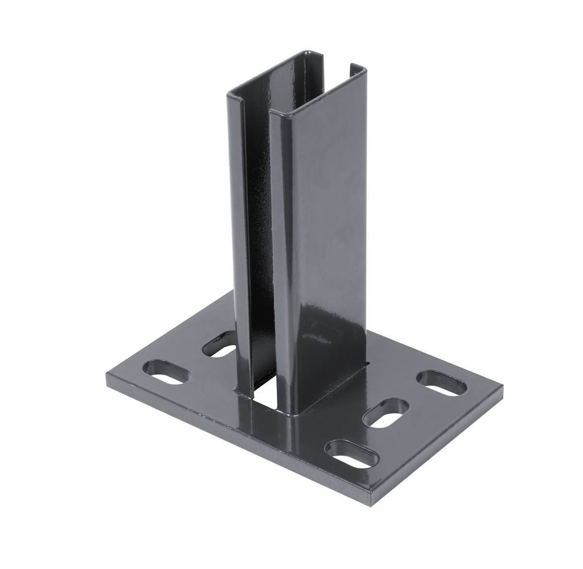 Alberts Pfostenträger für Zaunpfosten 60 x 40 mm, von unten verschweißt, Anthrazit Produktabbildung