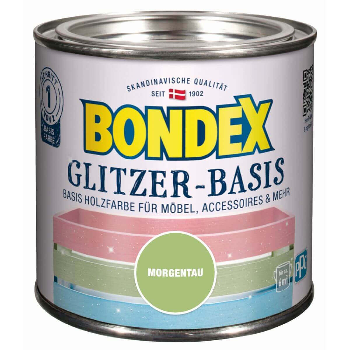 Bondex Glitzer-Basis, 0,5 l, Morgentau Produktabbildung 5
