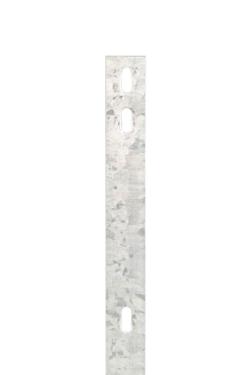 Alberts Flacheisen 80 - 200 cm, mit 400 mm Bohrabstand, 3 Farben, Befestigung Doppelstabmatten Produktabbildung