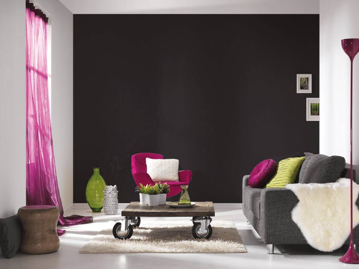Livingwalls Schwarz Unifarben Vliestapete Metropolitan Stories 369322 Produktabbildung 7