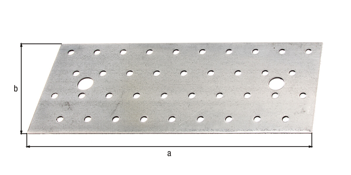 Lochplatte,verzinkt,200x80x2CF Produktabbildung 2