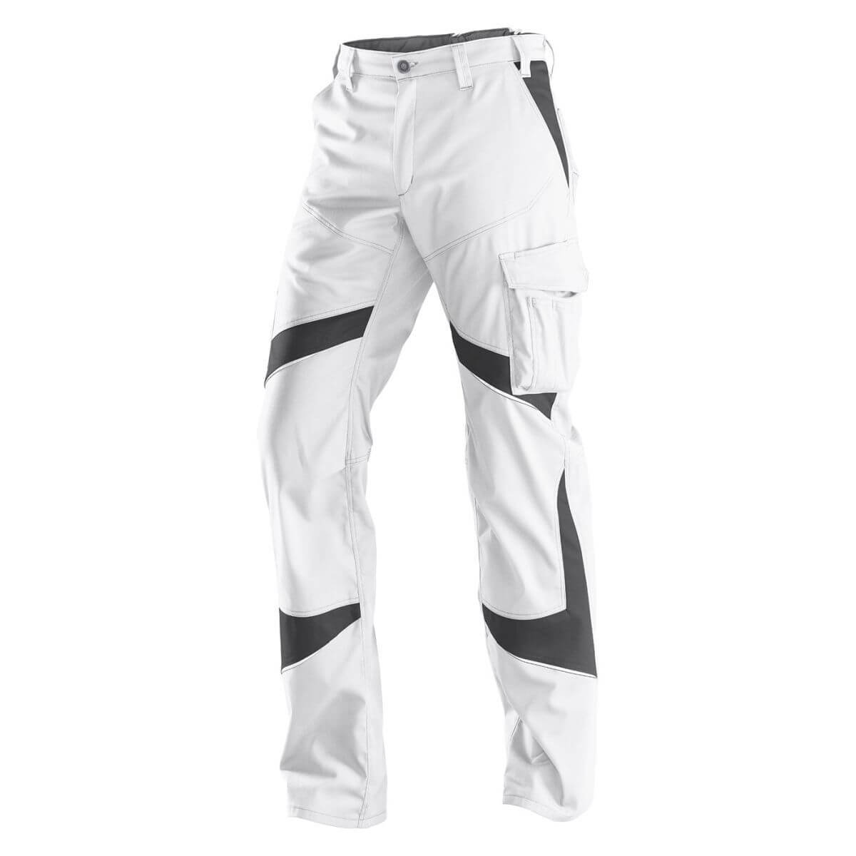 KÜBLER ACTIVIQ Damenhose | Arbeitshose für Damen | Größe 54 | Weiß-Anthrazit Produktabbildung