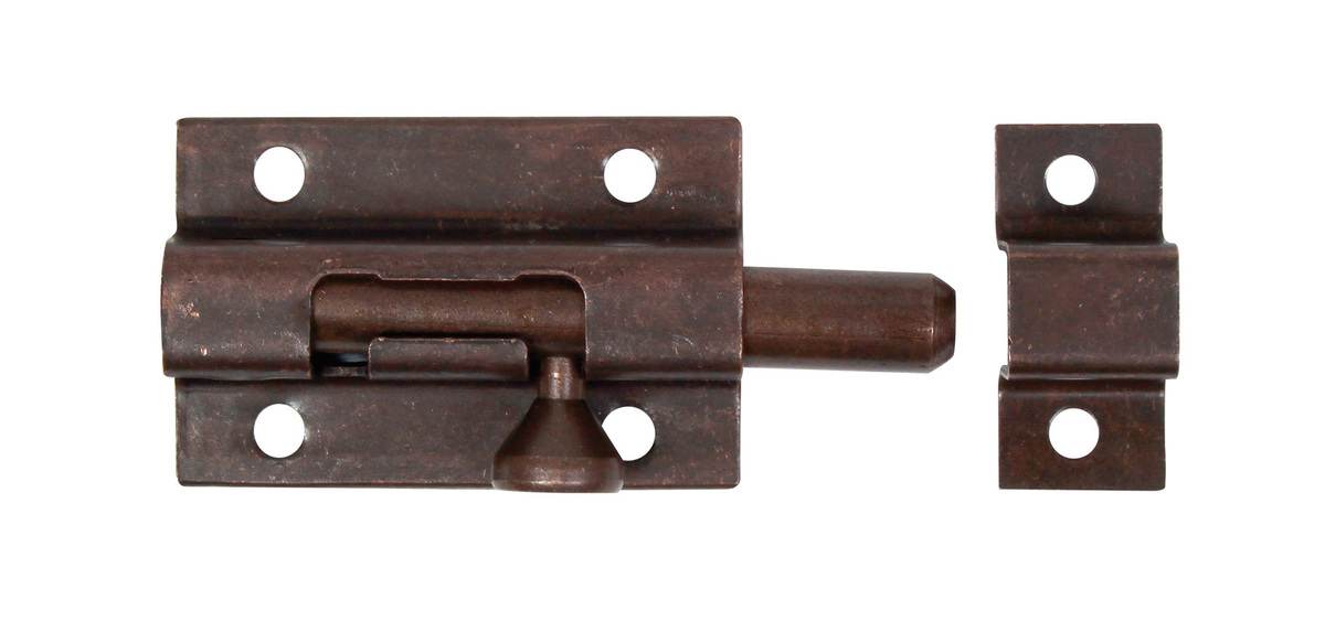 Alberts Bolzen-Schlossriegel,brün,bf Schl 50|70 Alberts Bolzen-Schlossriegel,brün,bf Schl 50|70