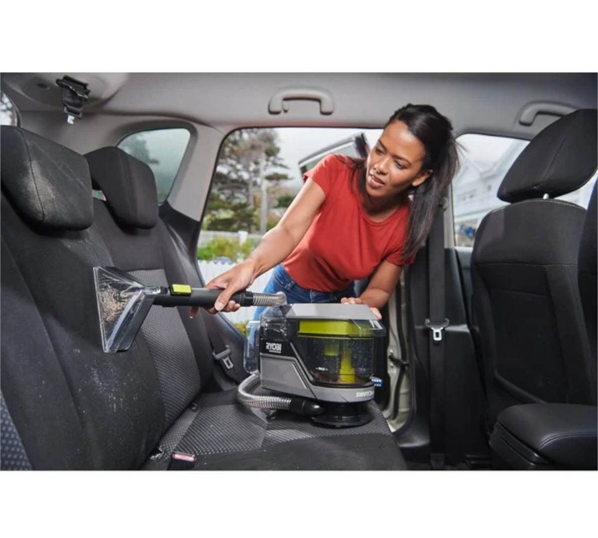 Ryobi Brushless Akku-Textilreiniger Pro 18 V ONE+, 820 l/min Luftstrom, ohne Akku & Ladegerät Produktabbildung 2