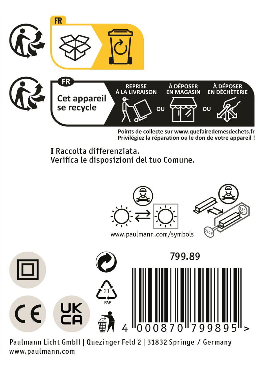 Paulmann LED Pendelleuchte Tulga in Anthrazit 27W 1800lm Produktabbildung 13