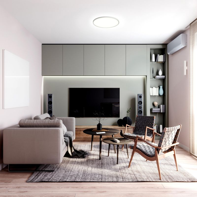 tint B-Ware smarte Deckenleuchte Amela 30 cm Wand- & Deckenleuchte 16 W, white+ambiance 1800-6500 K Produktabbildung 4