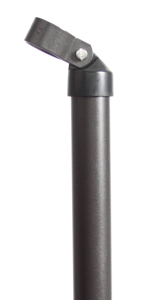 Alberts Strebe für Zaunpfosten, Zaunhöhen 175 cm, Anthrazit-Metallic, zum Einbetonieren, Ø 38 mm Produktabbildung 1
