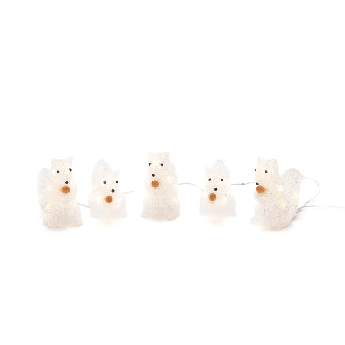 Tier-Lichterkette Mit 12 LED Tieren - Kuscheliges Licht Fürs Kinderzimmer