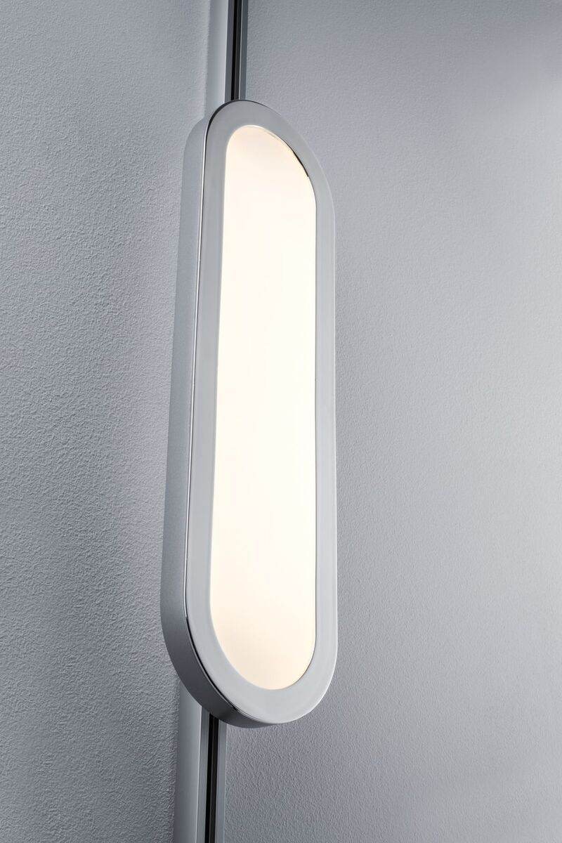 Paulmann URail LED Panel Loop, Schienensystem Lampe, Inkl Leuchtmittel, Warmweiß, Decke, Chrom matt Produktabbildung 4