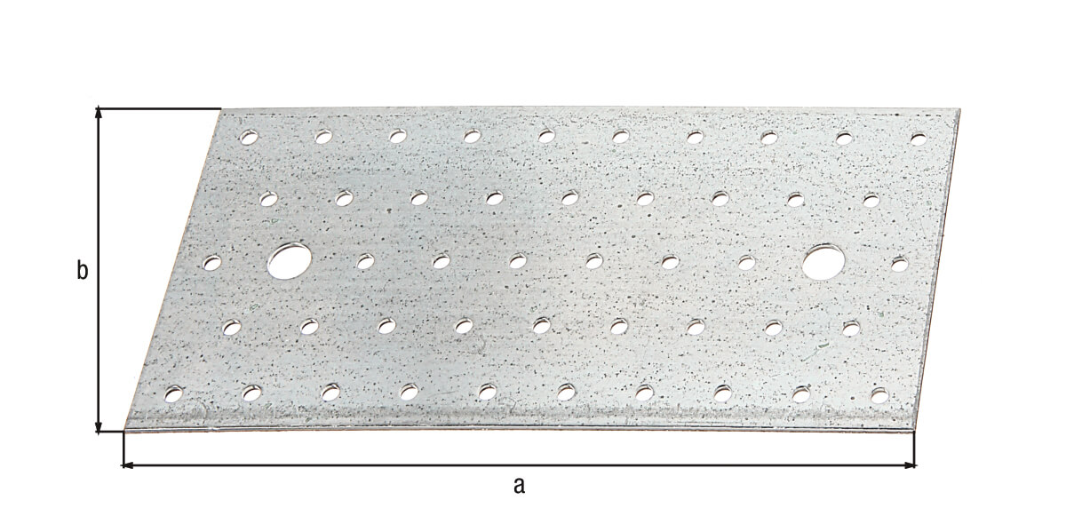 Lochplatte,verzinkt,200x100x2CF Produktabbildung 2